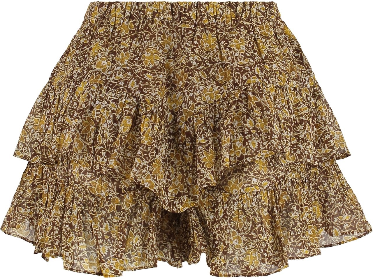 Isabel Marant Jocadia shorts in cotton voile Groen