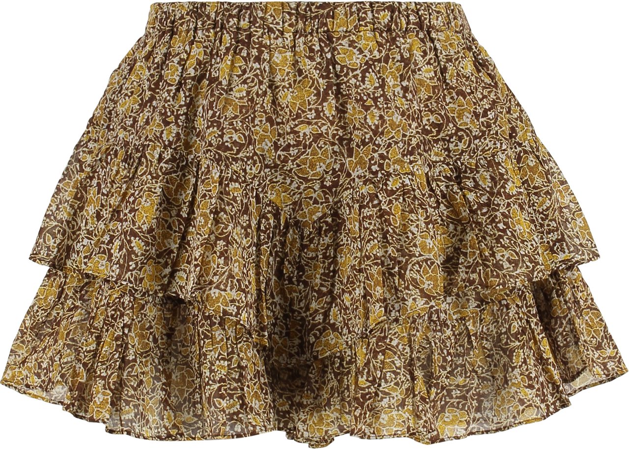 Isabel Marant Jocadia shorts in cotton voile Groen