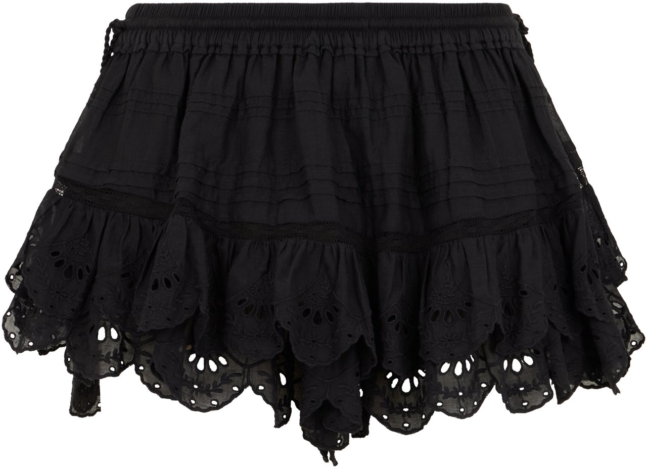 Isabel Marant Short dress in cotton Zwart