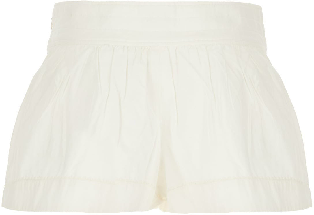 Isabel Marant Isabel Marant Ivory cotton shorts Neutraal