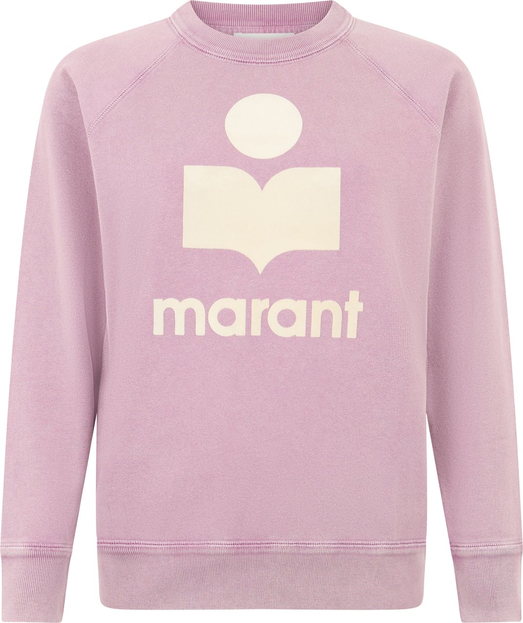 Isabel Marant Printed cotton sweatshirt Roze