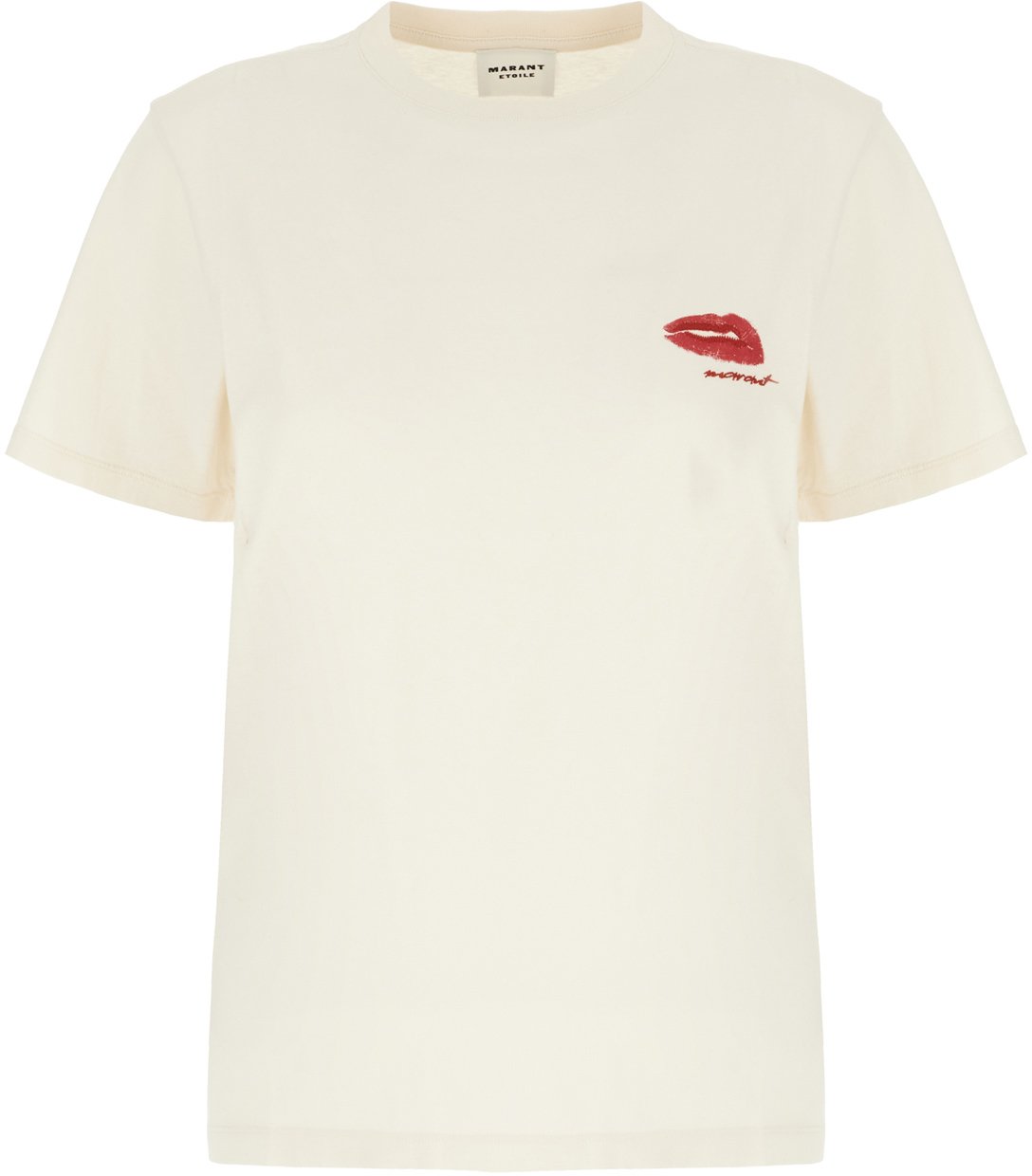 Isabel Marant Marant Etoile Sand cotton t-shirt Neutraal
