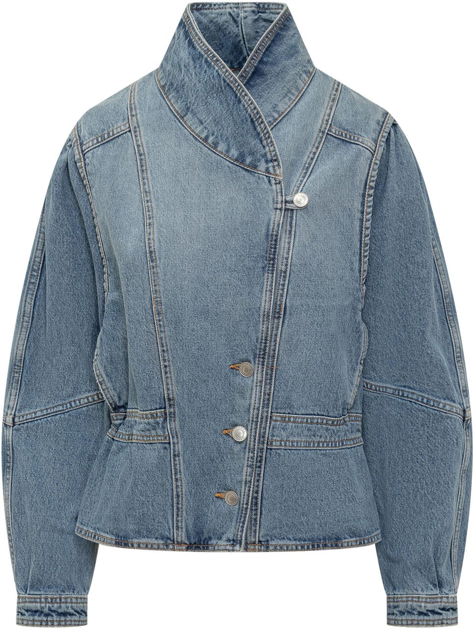 Isabel Marant Giacca Denim Strutturata Blauw