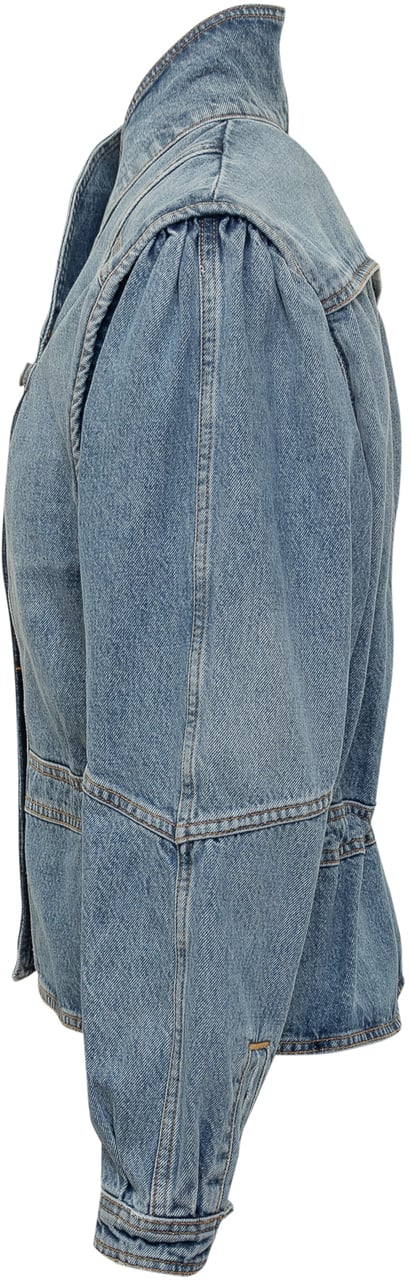 Isabel Marant Giacca Denim Strutturata Blauw