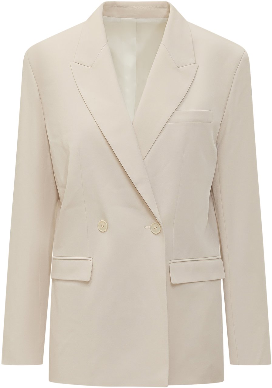 Isabel Marant Blazer Doppiopetto Sartoriale Wit