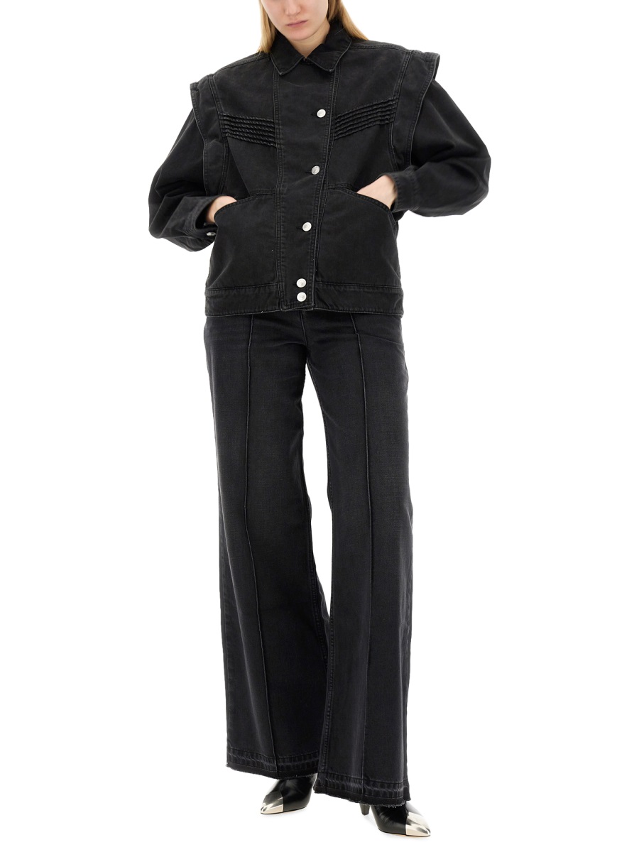 Isabel Marant PANTS "NOLDY" Zwart