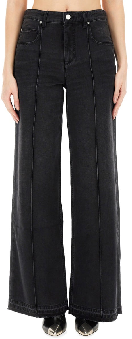Isabel Marant PANTS "NOLDY" Zwart
