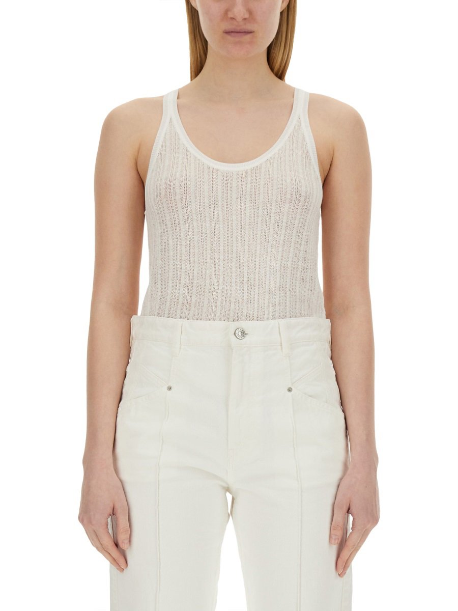 Isabel Marant TOP "DORSIA" Wit