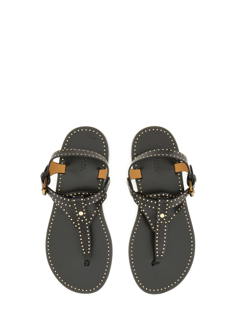 Isabel Marant SANDAL "JOONY" Zwart