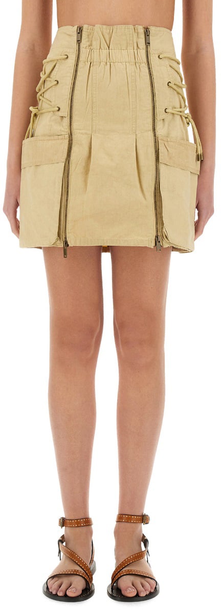Isabel Marant "ITELI" SKIRT Beige