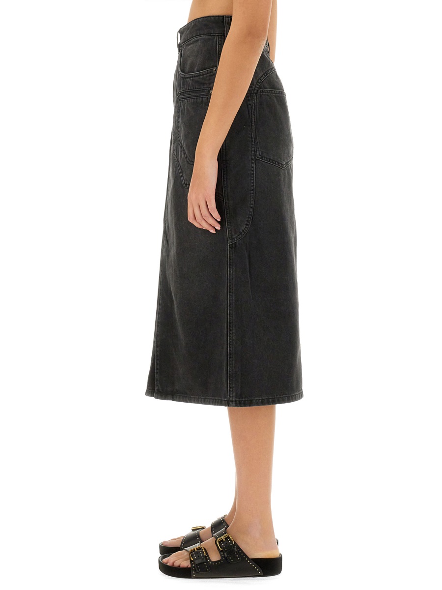 Isabel Marant "BRITT" SKIRT Zwart