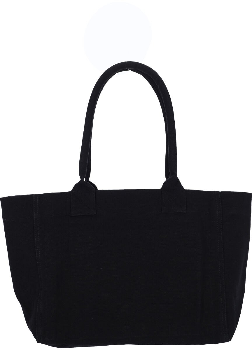 Isabel Marant Black Yenky Zipped Cotton Tote Zwart