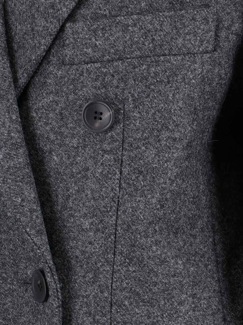 Isabel Marant Double-Breasted Coat – Grey Grijs