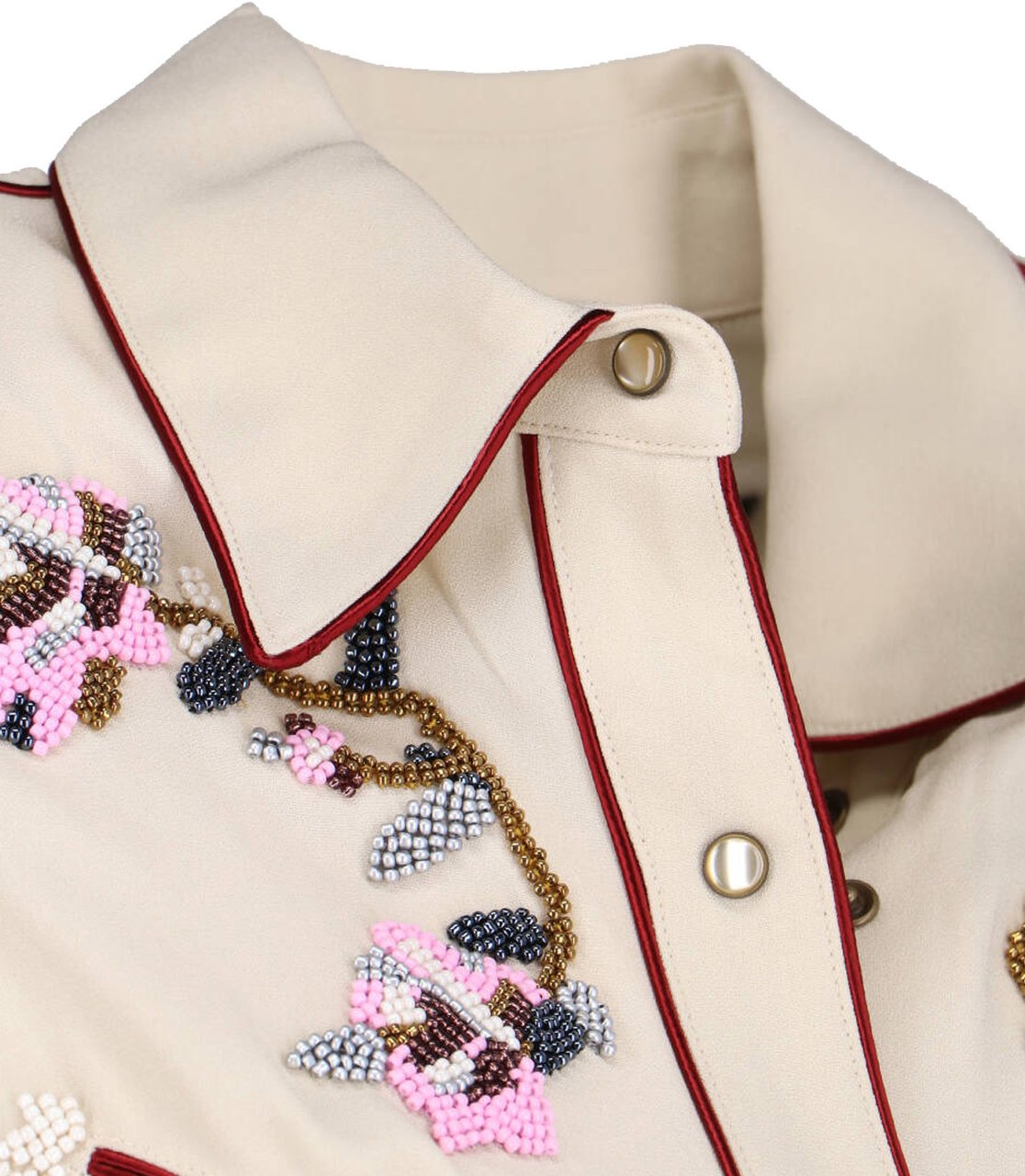 Isabel Marant Classic White Shirt with Structured Collar Wit