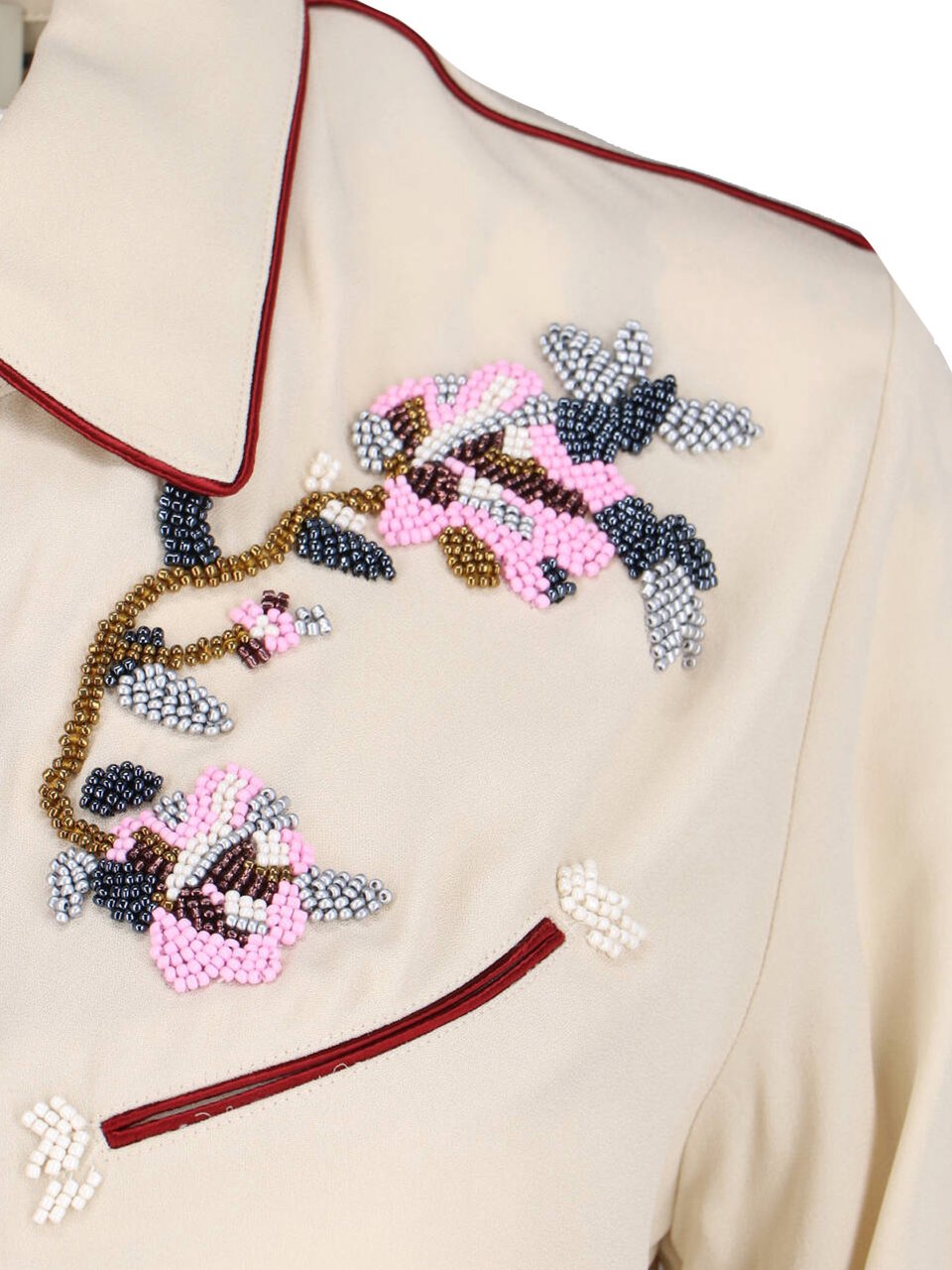Isabel Marant Classic White Shirt with Structured Collar Wit