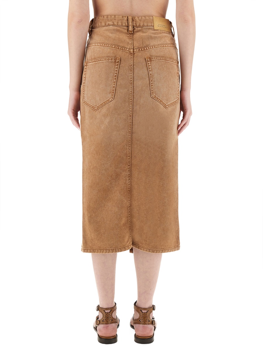 Isabel Marant "TILAURIA" SKIRT Bruin