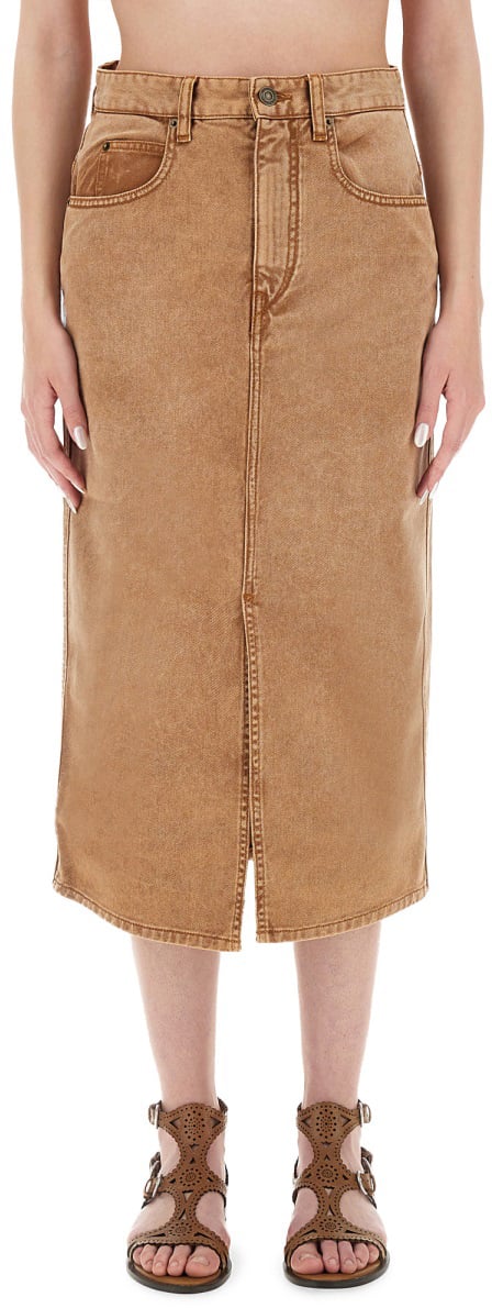 Isabel Marant "TILAURIA" SKIRT Bruin