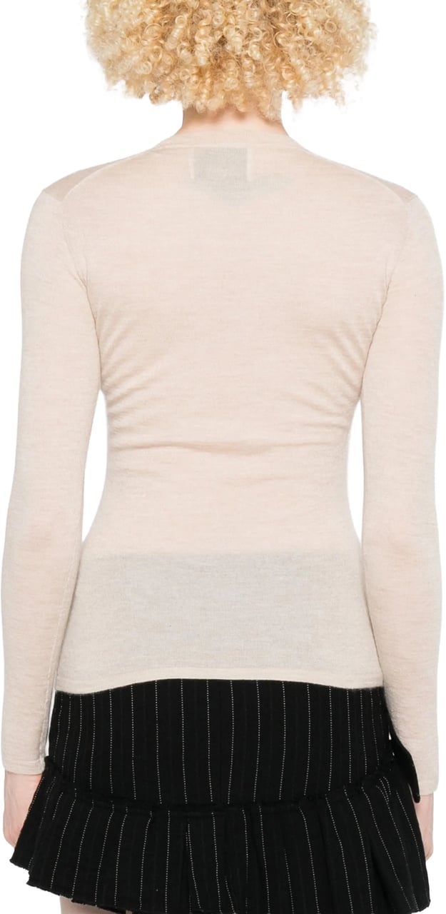 Isabel Marant Black Ilona Crew Neck Pullover Neutraal