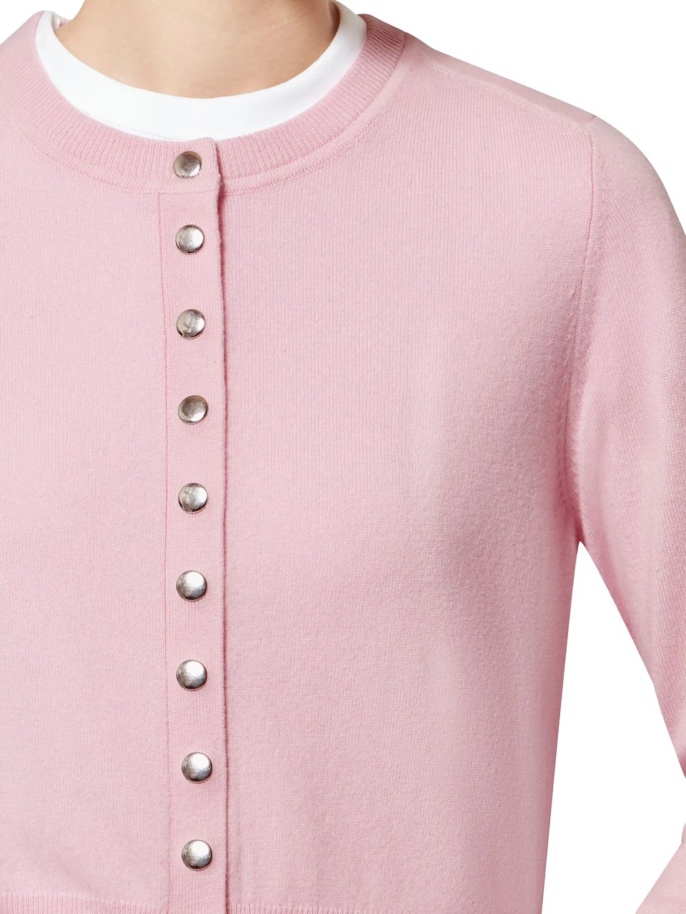 Isabel Marant Neutral Idesia Cropped Merino Cardigan Neutraal