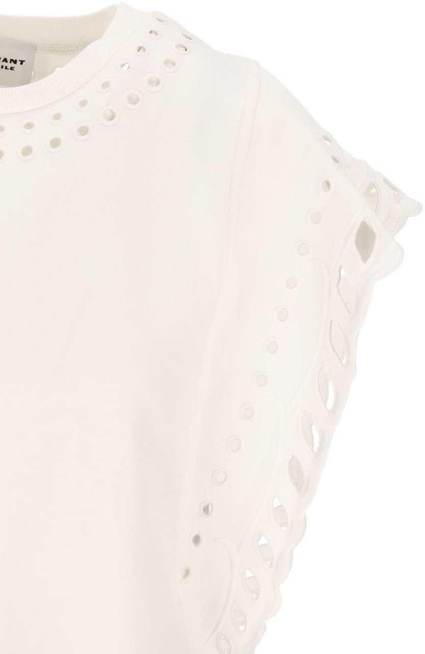 Isabel Marant Top Ecru Wit