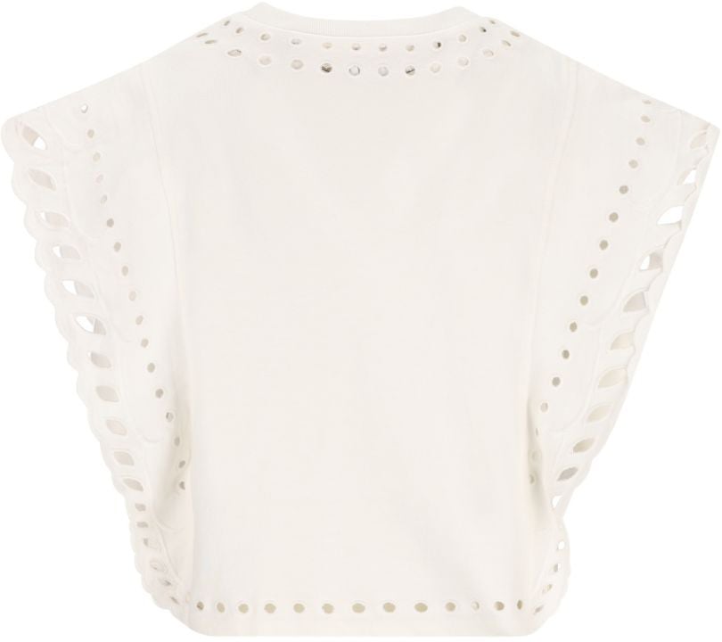 Isabel Marant Top Ecru Wit
