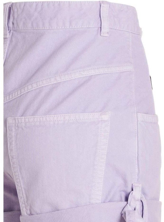 Isabel Marant Purple Cotton Shorts Divers