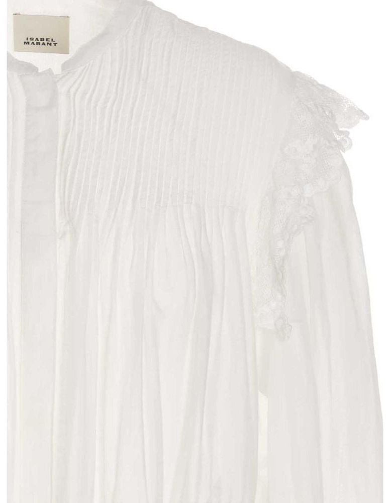 Isabel Marant White Viscose Top Wit