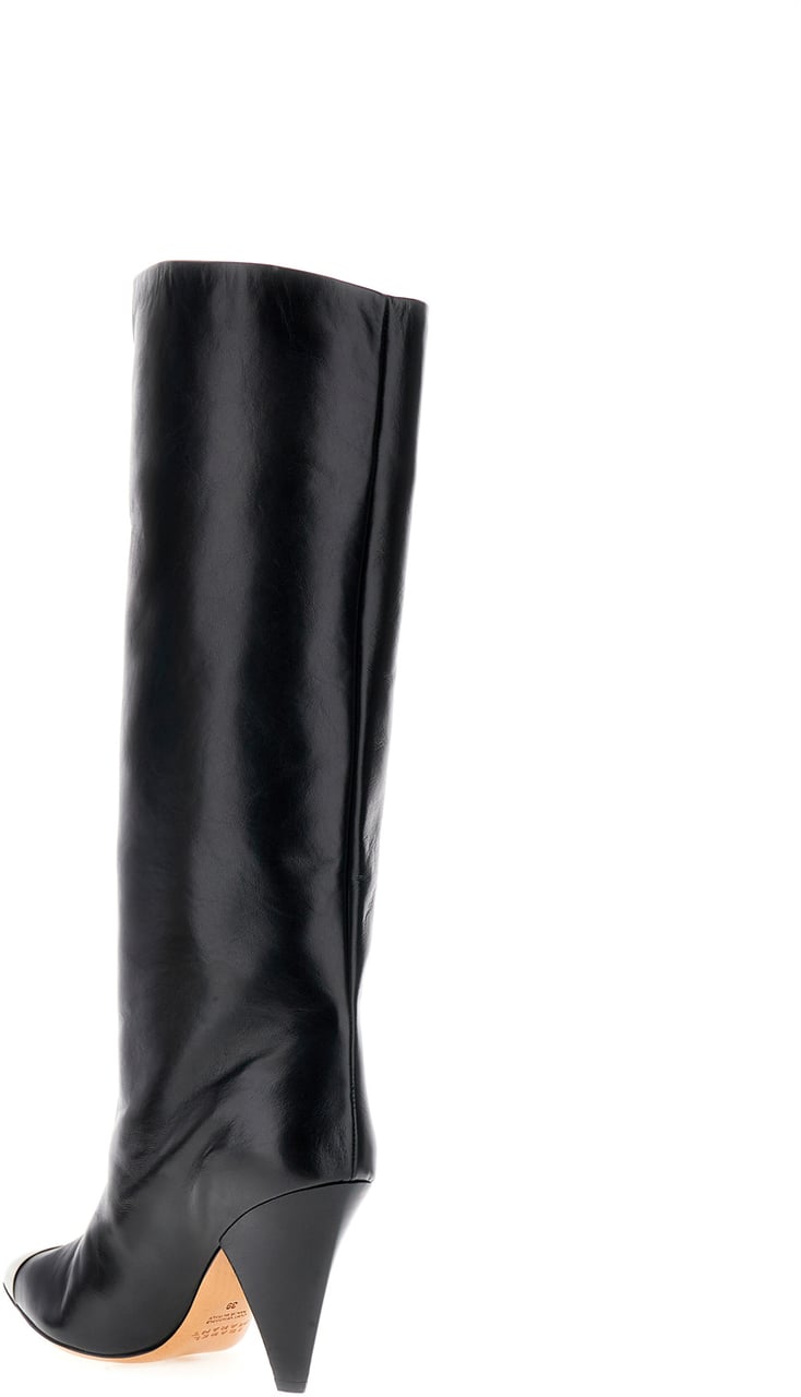 Isabel Marant Isabel Marant Black leather Lilezio boots Zwart