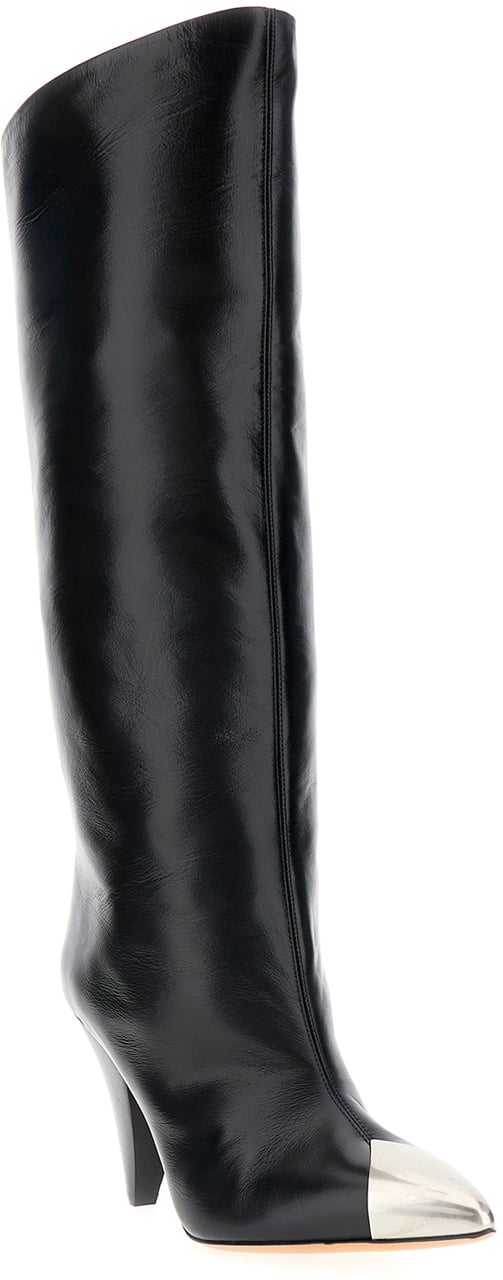 Isabel Marant Isabel Marant Black leather Lilezio boots Zwart