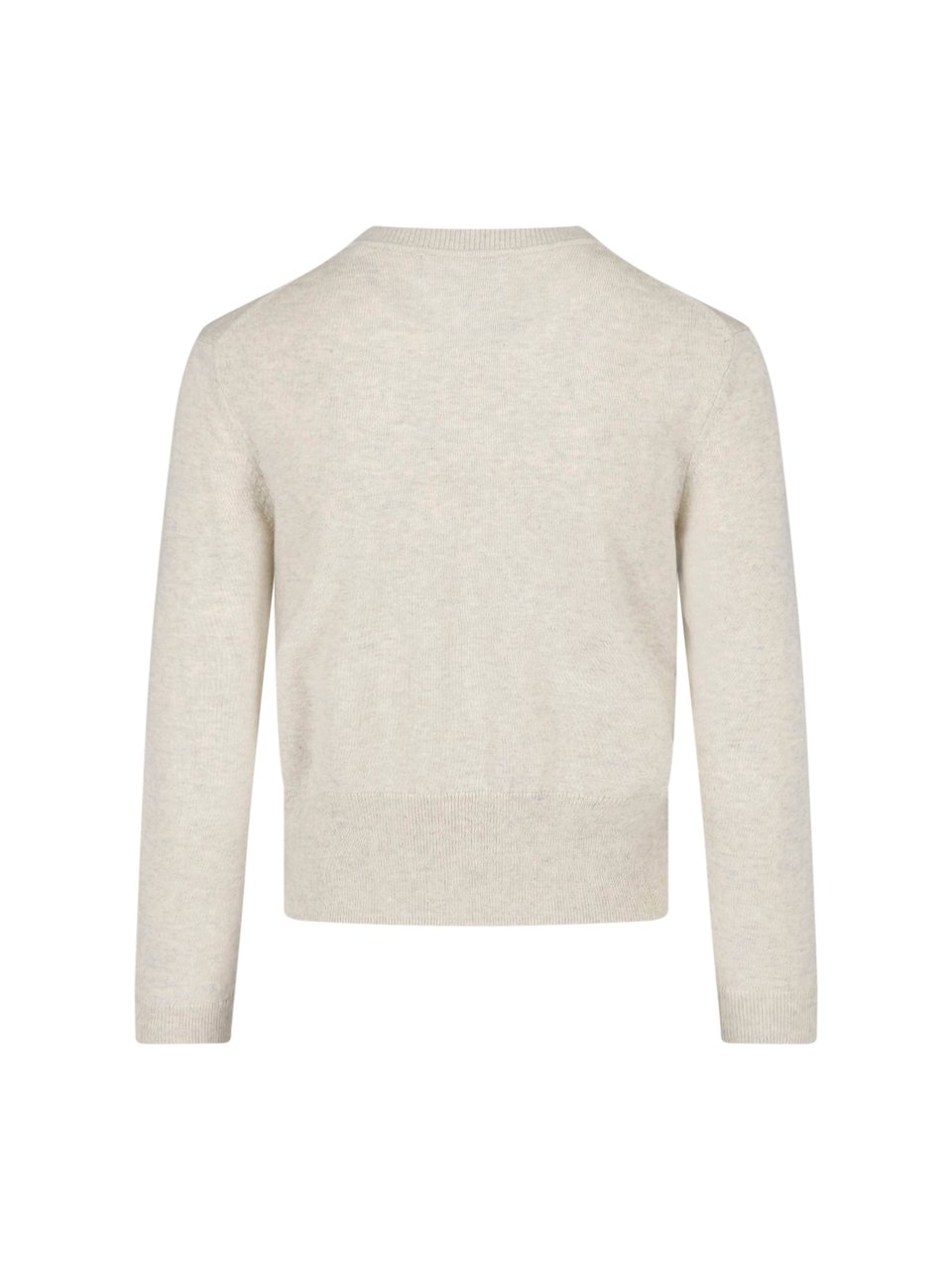 Isabel Marant Cropped Sweater with Button-Down Front Grijs