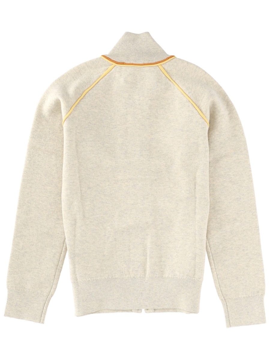 Isabel Marant Lanya Cotton Blend Geometric Cardigan Neutraal