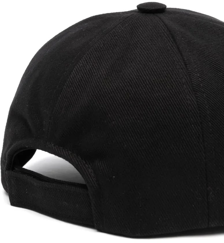 Isabel Marant casquette tyron a logo brode Zwart