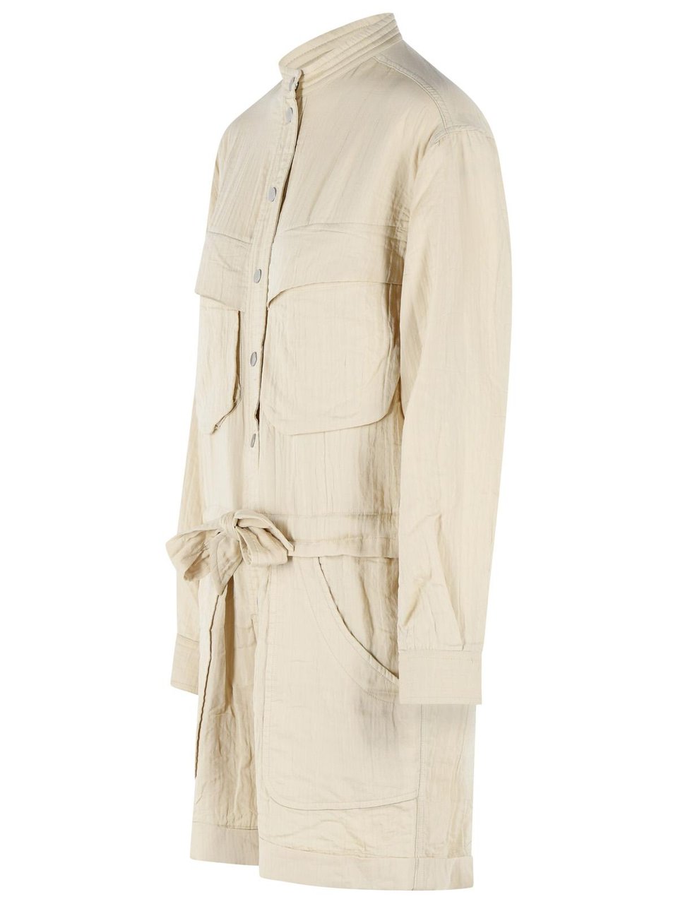 Isabel Marant 'Betyna' One-Piece Jumpsuit In Beige Cotton Blend Neutraal