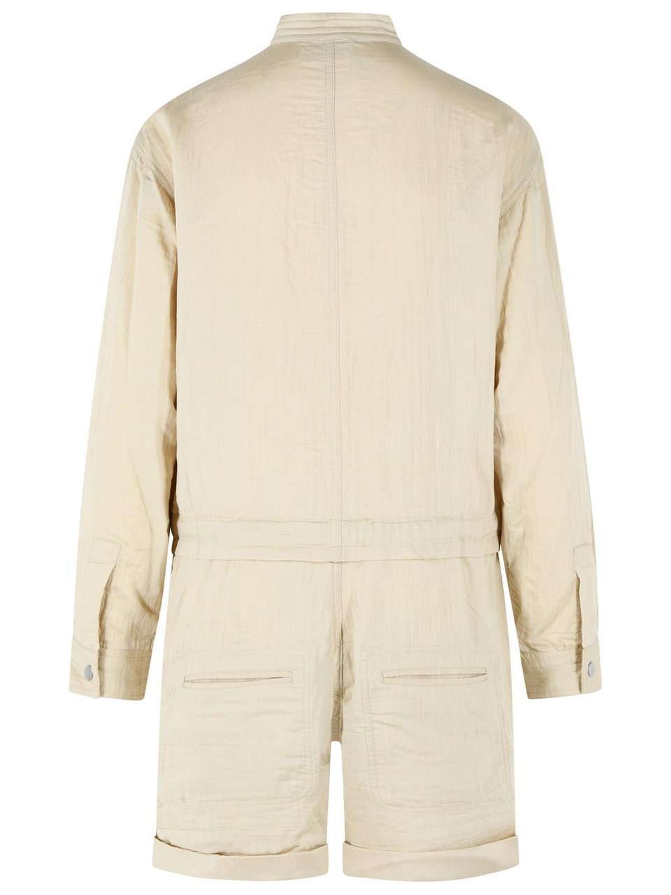 Isabel Marant 'Betyna' One-Piece Jumpsuit In Beige Cotton Blend Neutraal