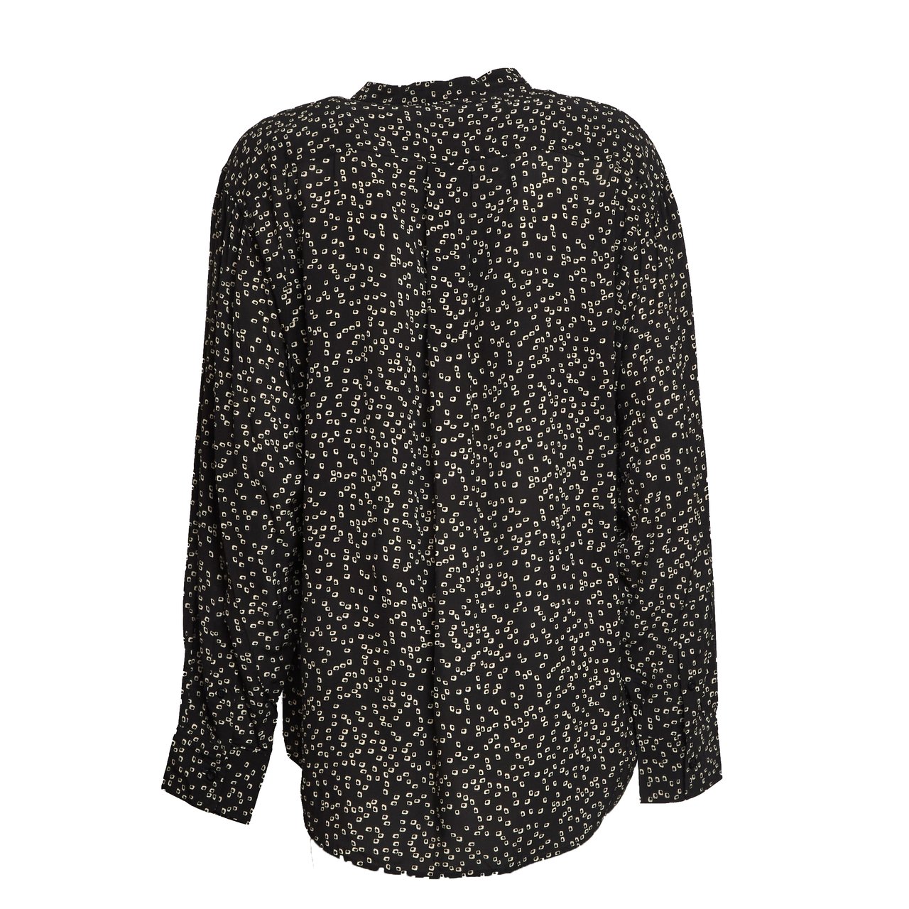 Isabel Marant Catchell Origami Printed Blouse Zwart