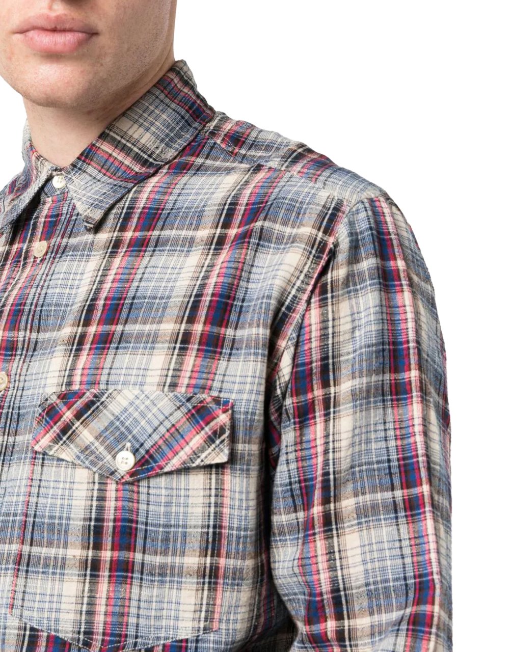 Isabel Marant Lydian Cotton Linen Check Shirt Divers