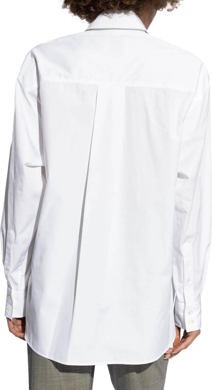 Isabel Marant White Fabriza Pointed Collar Shirt Wit