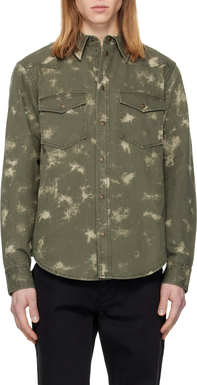 Isabel Marant Shirts Light Kaki Donkergroen