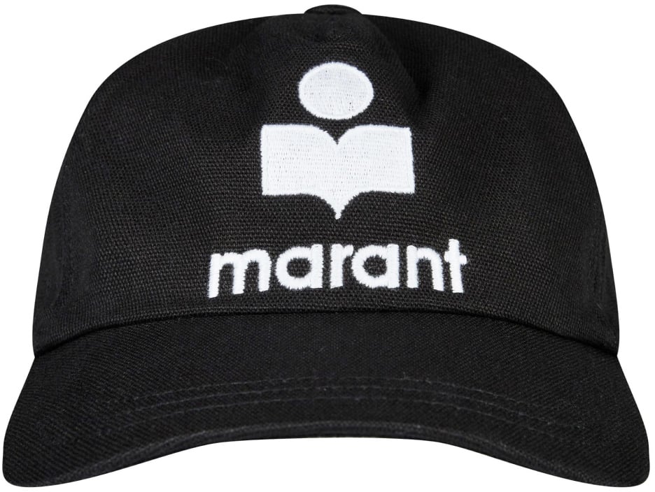 Isabel Marant Tyron Logo Baseball Cap Zwart
