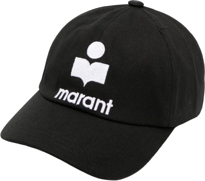 Isabel Marant Tyron Logo Baseball Cap Zwart
