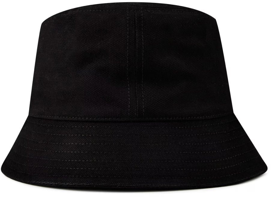 Isabel Marant Haley Embroidered Logo Bucket Hat Zwart
