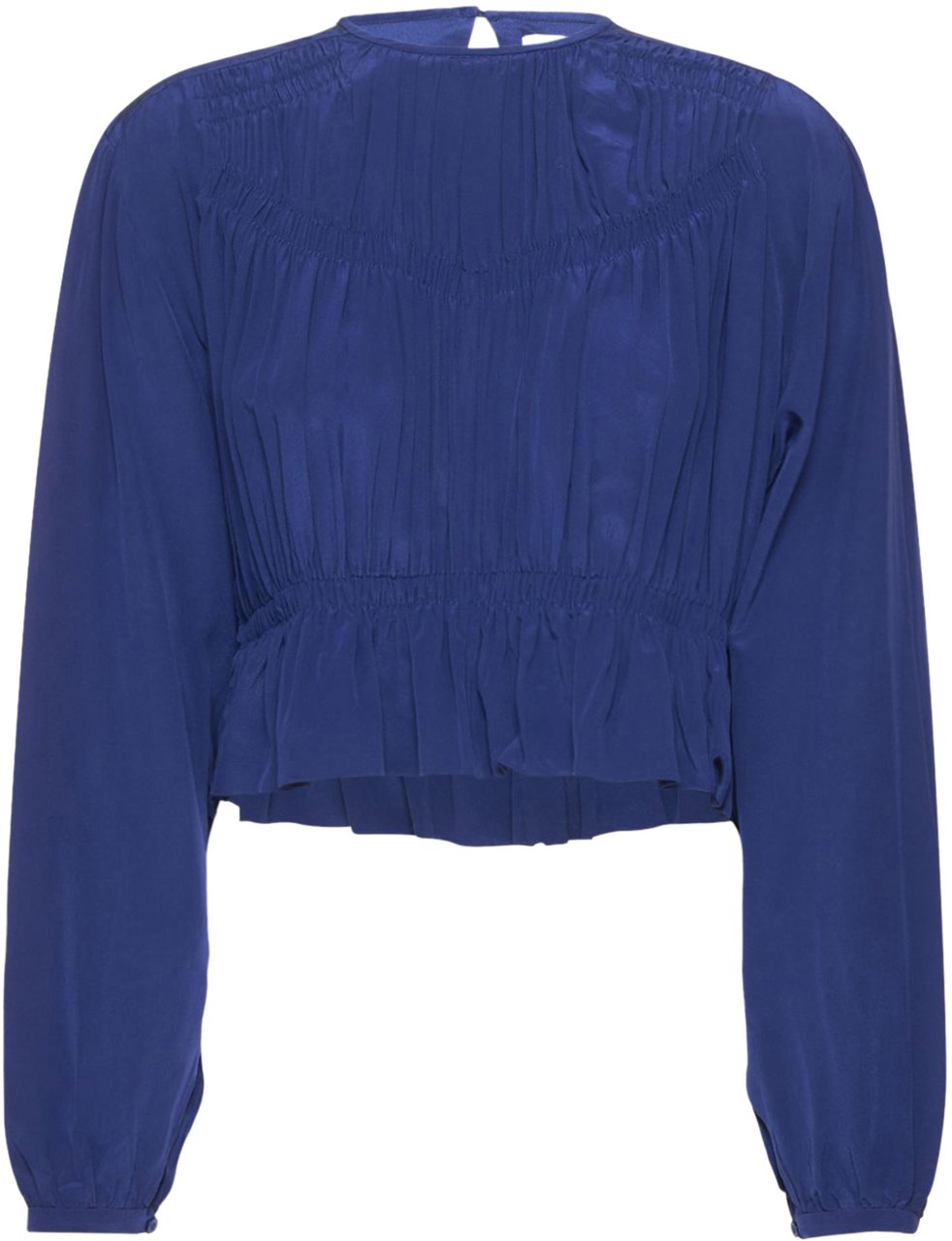 Isabel Marant Elegant blue cropped blouse for any occasion Navy