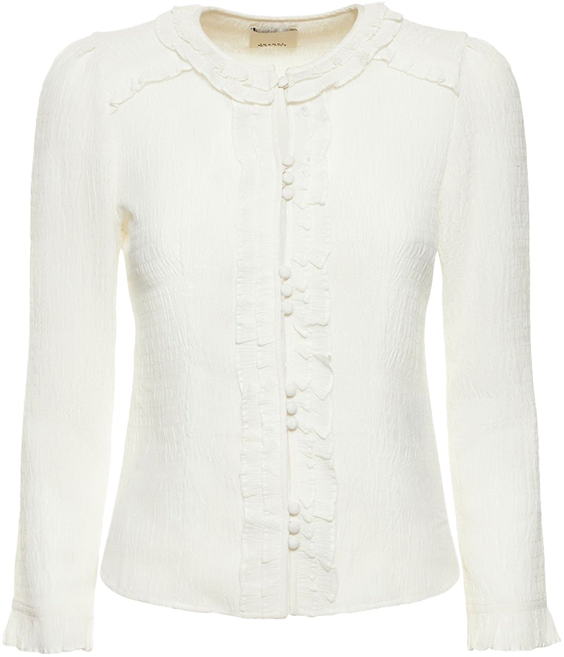 Isabel Marant Elegant white sweater with long sleeves Wit