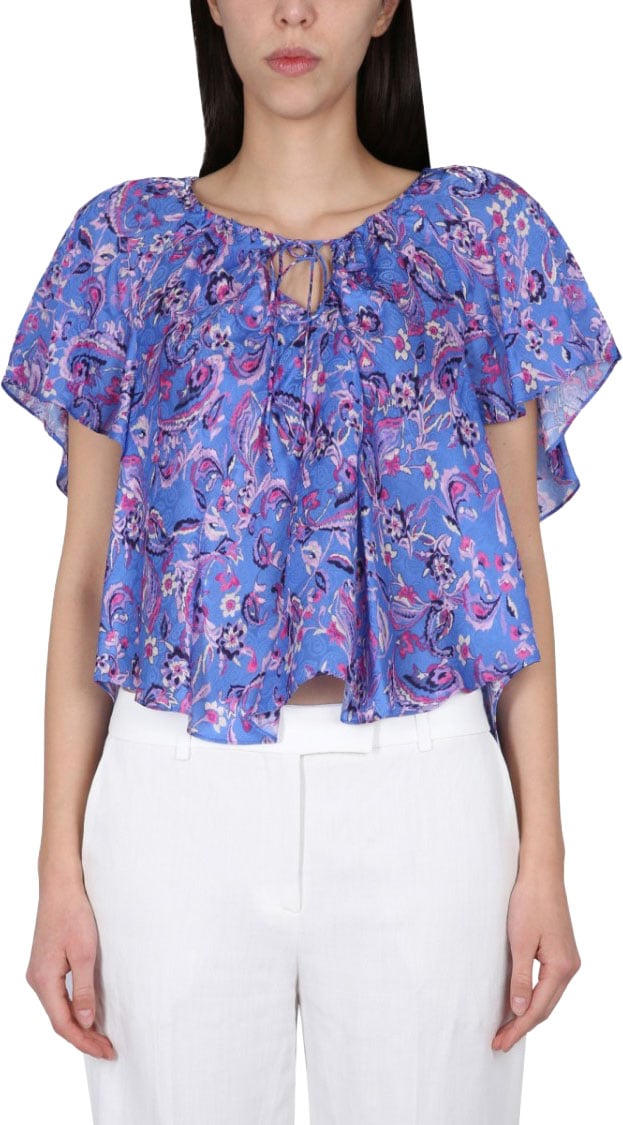 Isabel Marant Penelope Top Blauw