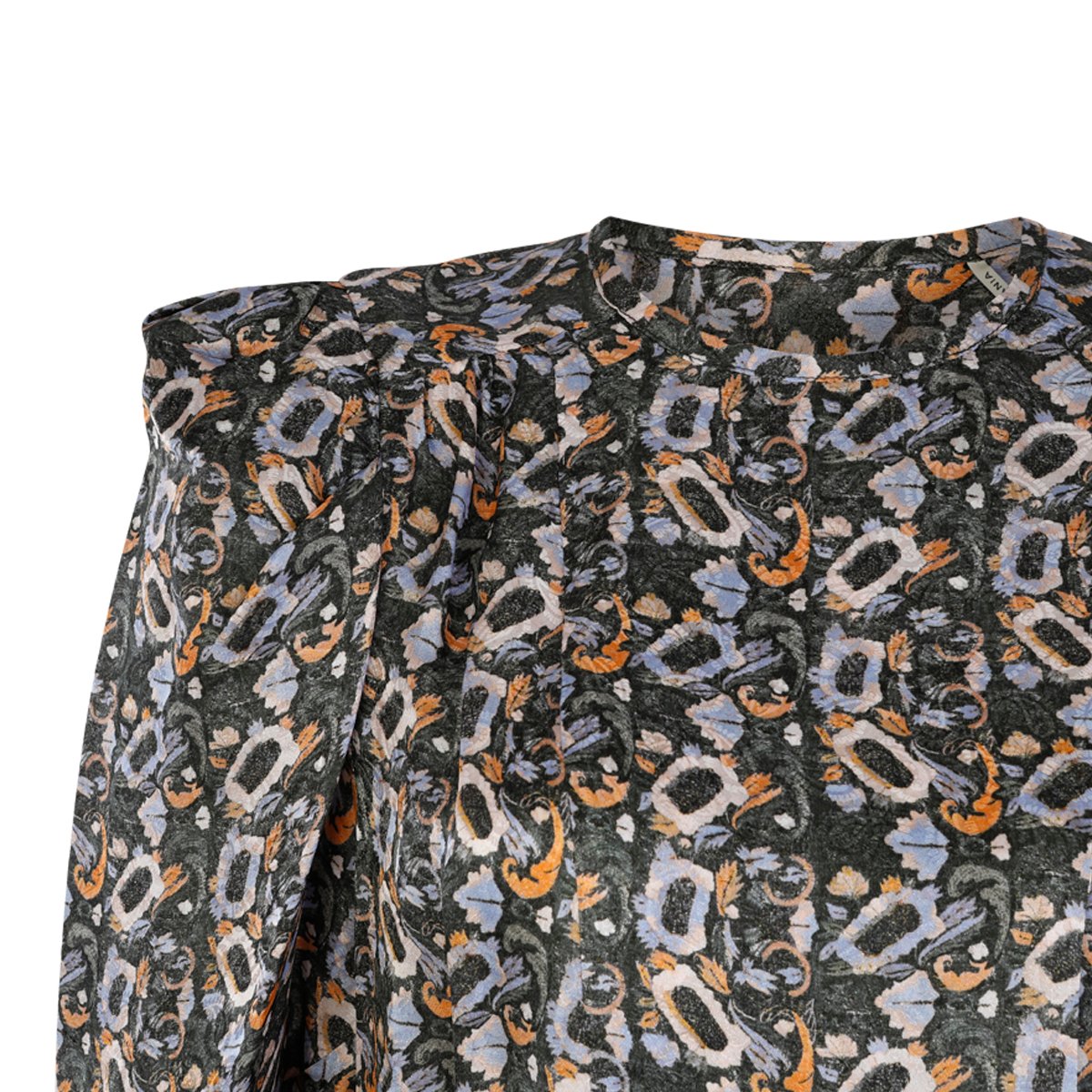 Isabel Marant Multicolour Silk Blend Top Grijs