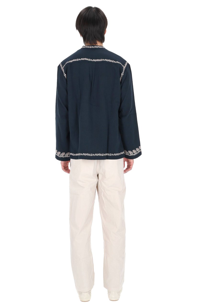 Isabel Marant Cizalie Embroidered Cotton Gauze Bohemian Blouse Zwart