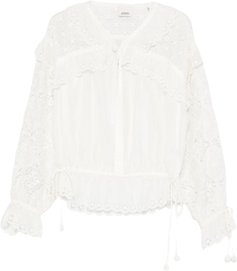 Isabel Marant Shirts Bianco Wit
