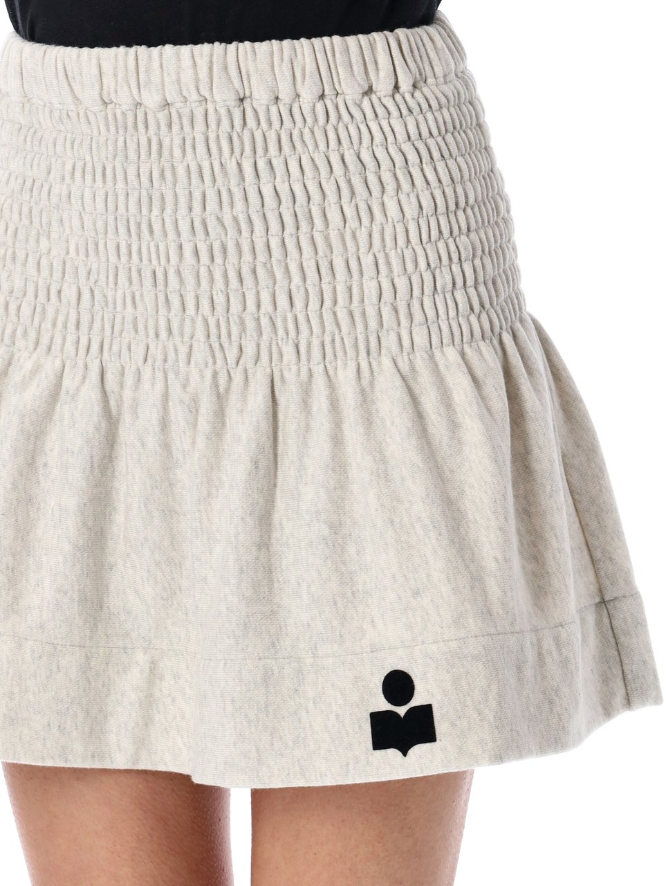 Isabel Marant Pacifica mini skirt Neutraal