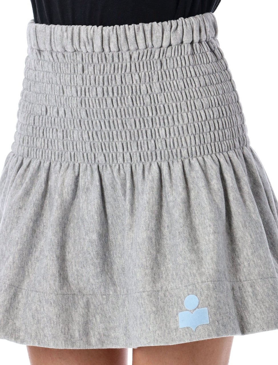Isabel Marant Pacifica High Waisted Fleece Mini Skirt Bruin