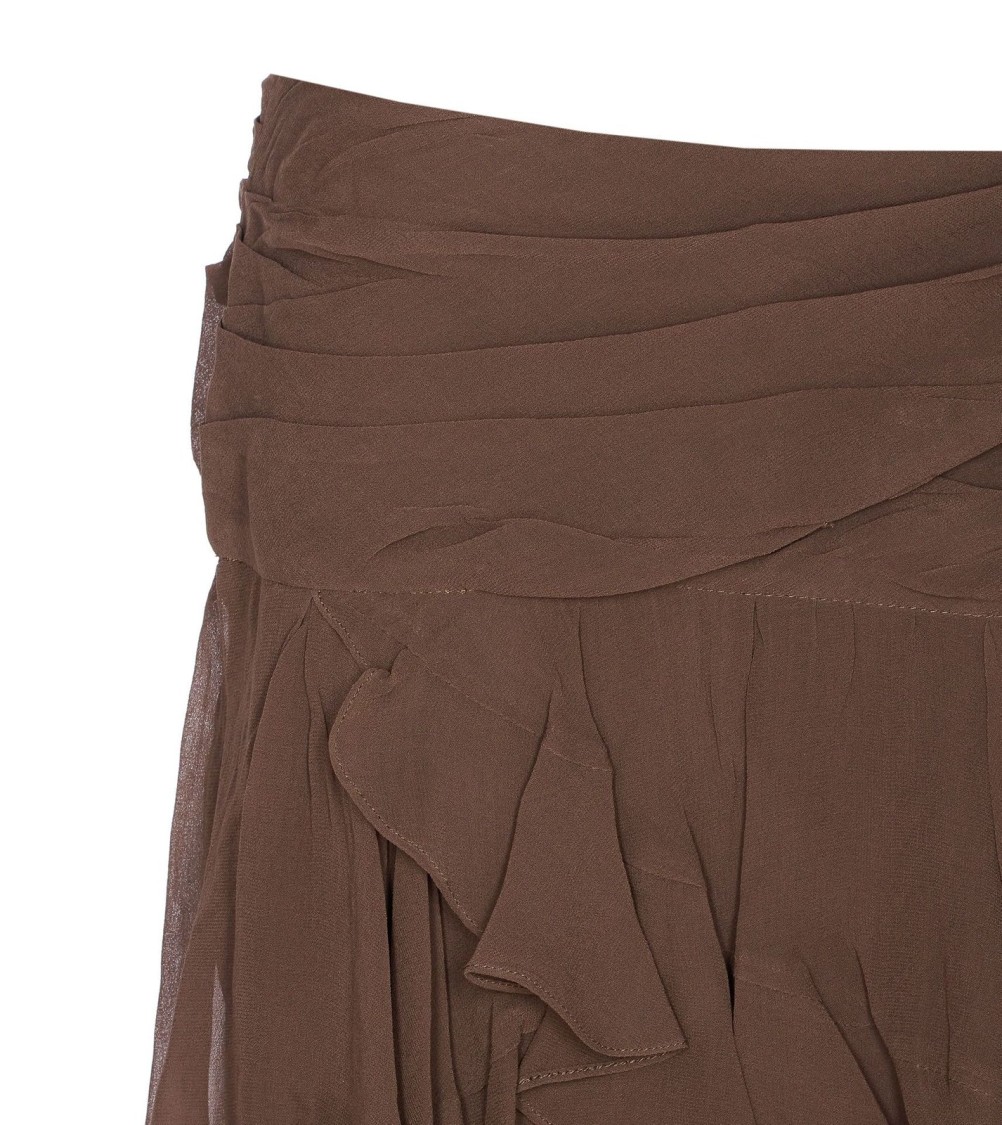 Isabel Marant Vibrant Green Skirt With Minimalistic Silhouette Bruin